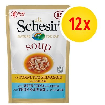 Schesir Soup 12 X 85 G Sopa Para Gatos