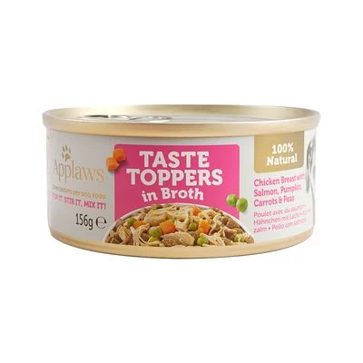 Applaws Taste Toppers Con Caldo Latas Para Perros 8 X 156 G - Imagen 3