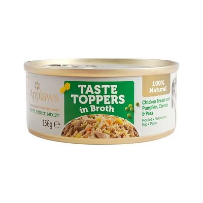 Applaws Taste Toppers Con Caldo Latas Para Perros 8 X 156 G - Imagen 4