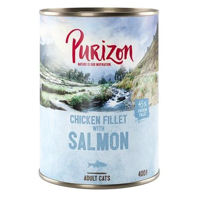 Purizon Adult 24 X 400 G Para Gatos, Sin Cereales - Pack Ahorro - Imagen 2