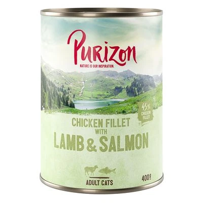 Purizon Adult 12 X 400 G Para Gatos, Sin Cereales - Pack Ahorro - Imagen 5