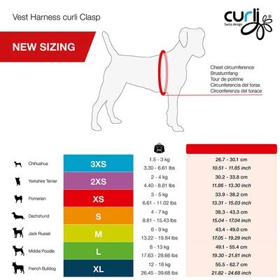 Arnés Curli Vest Clasp Air-Mesh Azul Cielo Para Perros - Imagen 4