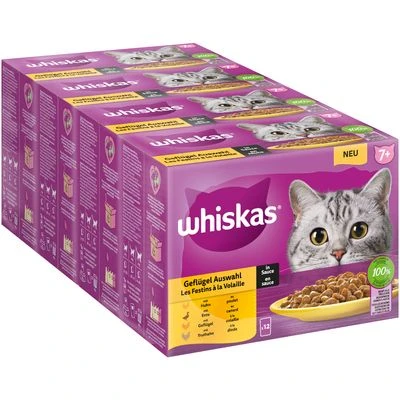 Whiskas 7+ Años 48 X 85 G En Bolsitas - Imagen 3