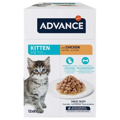 Advance Kitten Con Pollo Comida Húmeda Para Gatos - Imagen 2