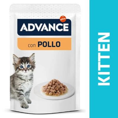 Advance Kitten Con Pollo Comida Húmeda Para Gatos
