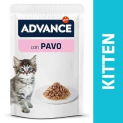 Advance Kitten Con Pavo Comida Húmeda Para Gatos