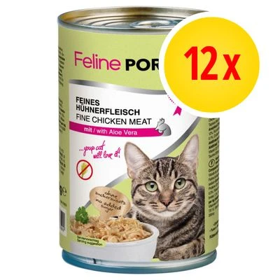 Pack Ahorro Feline Porta 21 Comida Para Gatos 12 X 400 G
