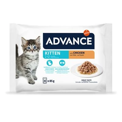Advance Kitten Con Pollo Comida Húmeda Para Gatos - Imagen 10