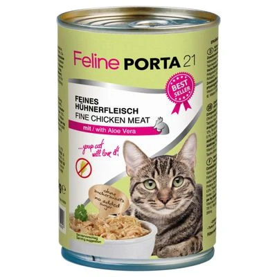 Pack Ahorro Feline Porta 21 Comida Para Gatos 12 X 400 G - Imagen 2