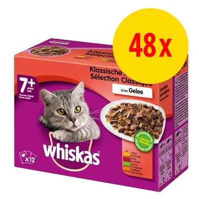 Whiskas 7+ Años 48 X 85 G En Bolsitas