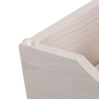 Comedero Doble Ferplast Legno De Madera - Imagen 4