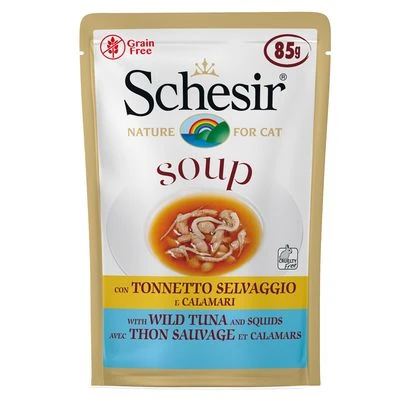 Schesir Soup 12 X 85 G Sopa Para Gatos - Imagen 2