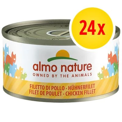 Pack Ahorro Almo Nature Con Carne 24 X 70 G