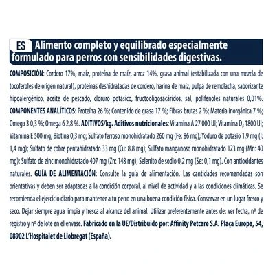 Advance Sensitive Con Cordero Y Arroz - Imagen 4