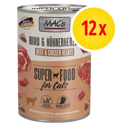 MAC's 12 X 400 G En Latas Para Gatos