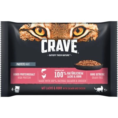 Crave 16 X 85 G En Bolsitas Para Gatos - Pack Mixto - Imagen 7