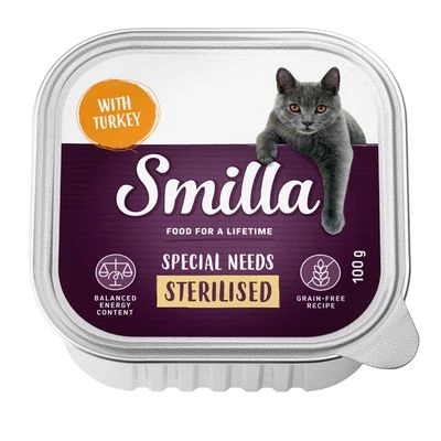 Smilla Sterilised En Tarrinas 24 X 100 G Comida Húmeda Para Gatos - Imagen 3