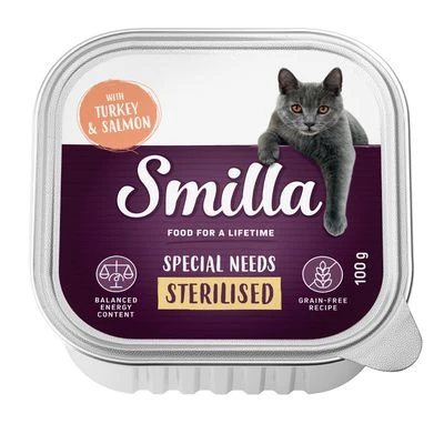 Smilla Sterilised En Tarrinas 24 X 100 G Comida Húmeda Para Gatos - Imagen 7