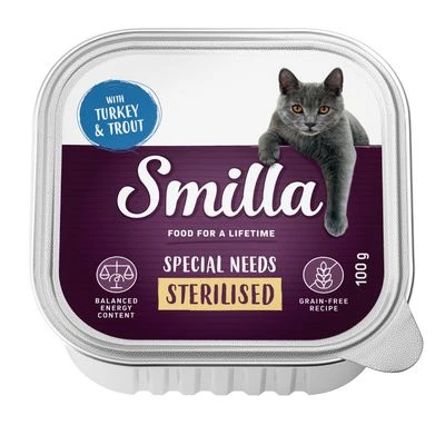 Smilla Sterilised En Tarrinas 24 X 100 G Comida Húmeda Para Gatos - Imagen 9